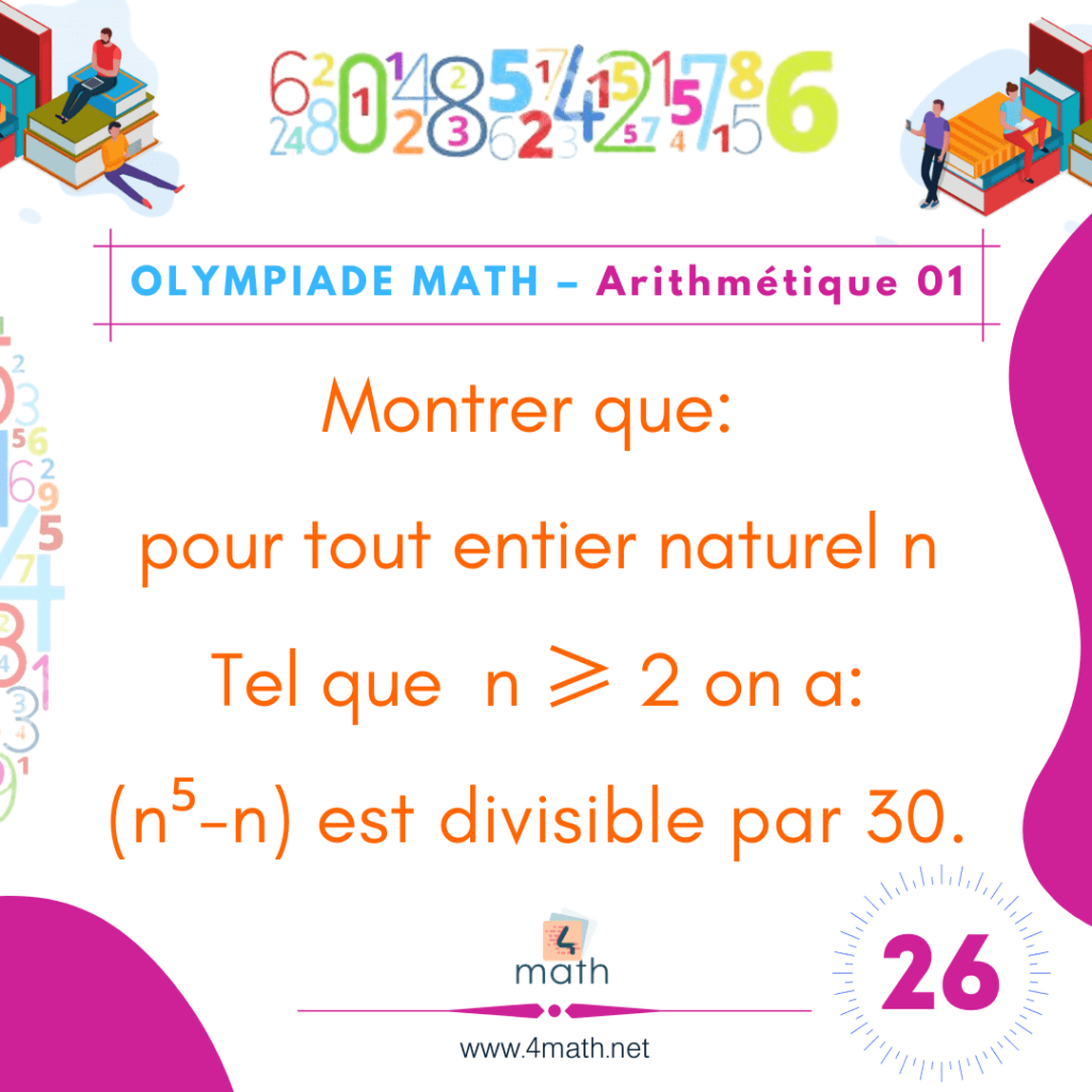Olympiade Math - Arithmétique