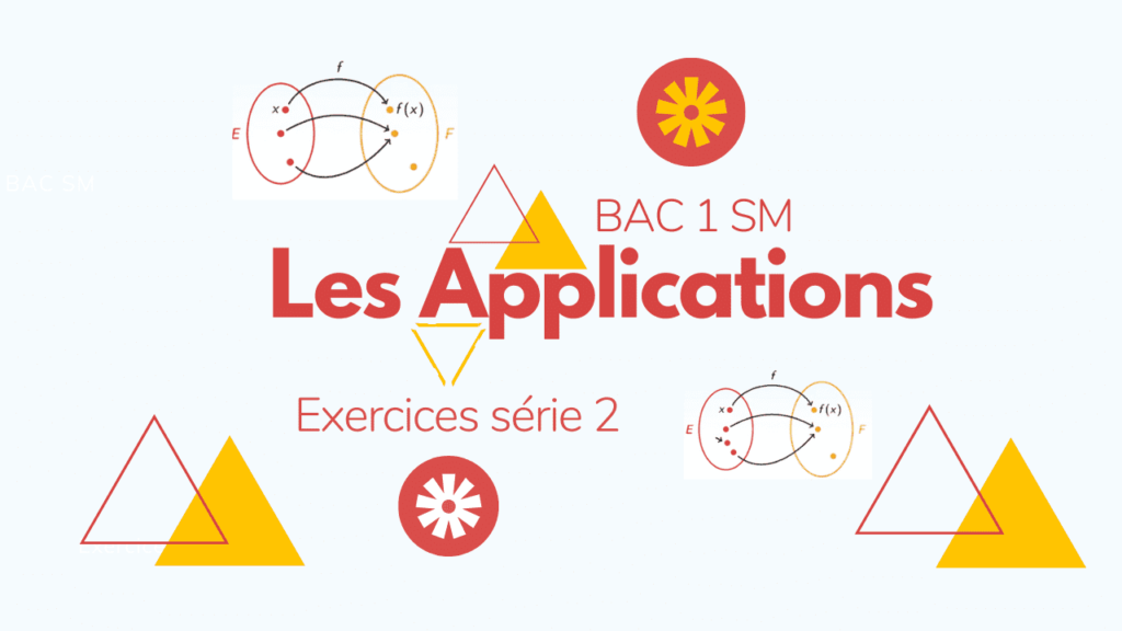 Les Applications 1 Bac SM Exercices