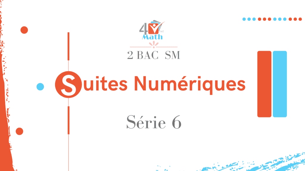 Suites Numériques Exercices 2 Bac SM