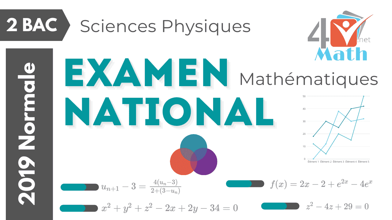 Examen national Mathématiques 2 BAC Sciences Physiques 2016